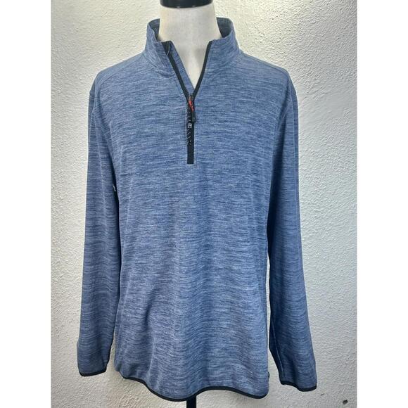 Avalanche Outdoor Supply Men's XL Blue 1/2 Zip Pullover - Picture 1 of 10